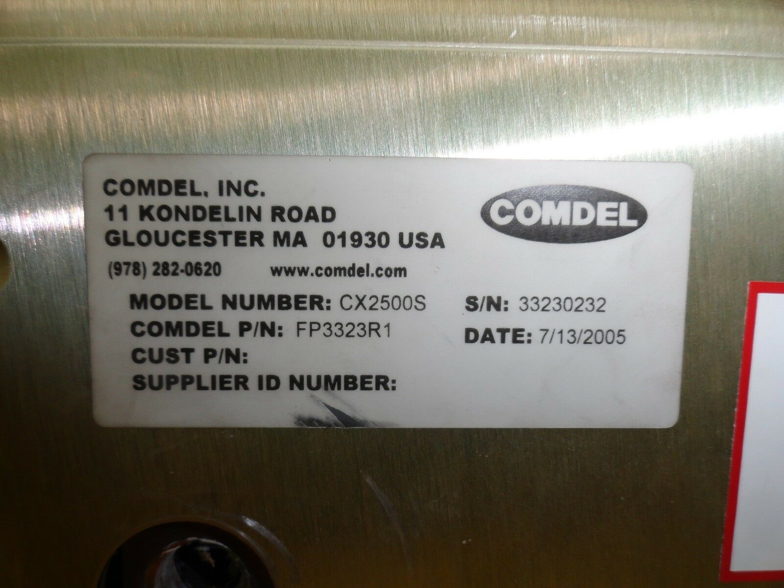 Comdel FP3323R1RF射頻電源維修