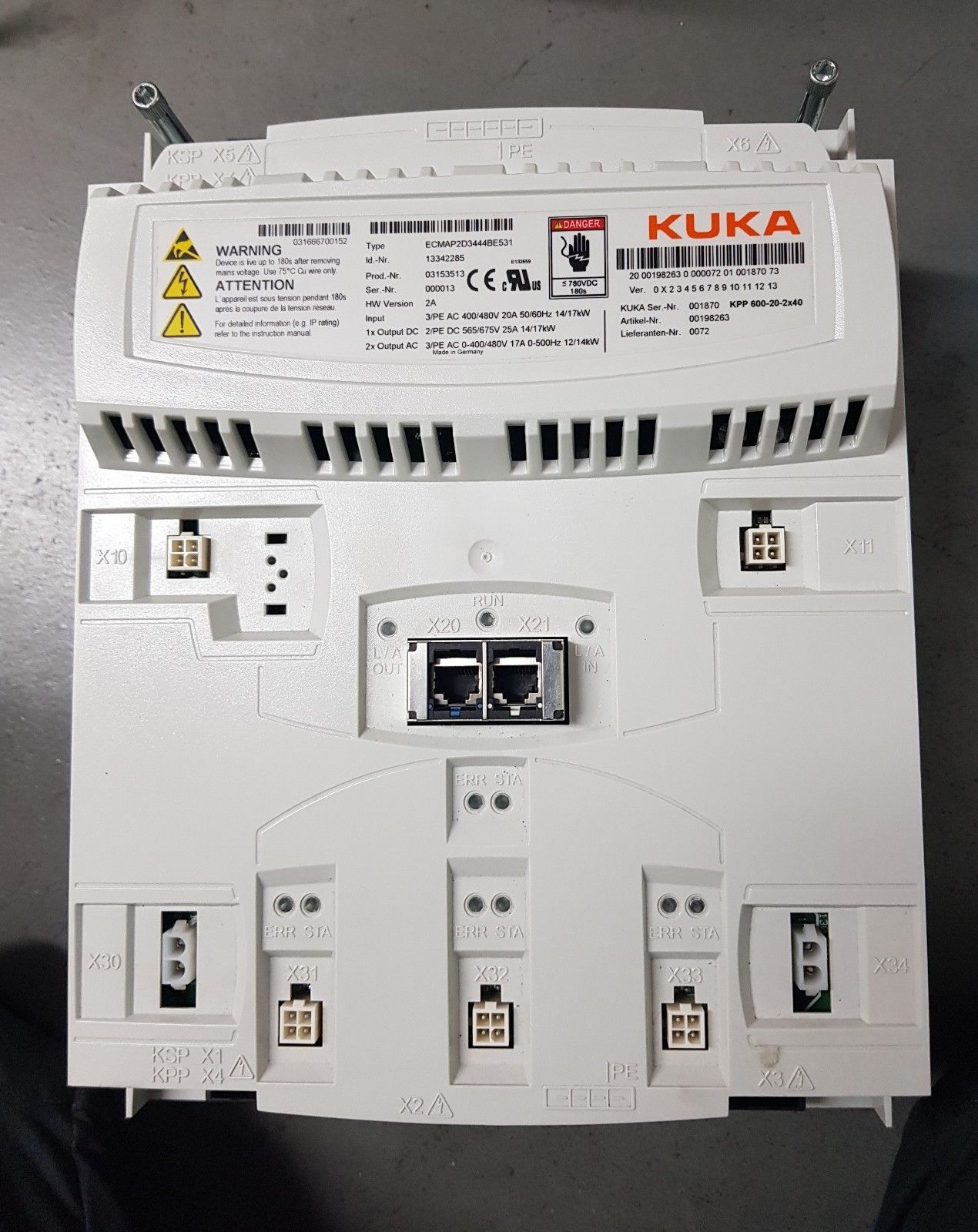 KSP600庫(kù)卡機(jī)器人驅(qū)動(dòng)器維修